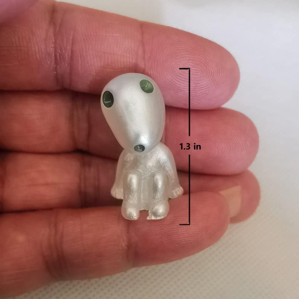 Ponjowl 5 Pcs Luminous Tree Elves Spirit Gardening Potted Decoration Micro Landscape Figures Ornament Fluorescent Green image number 1