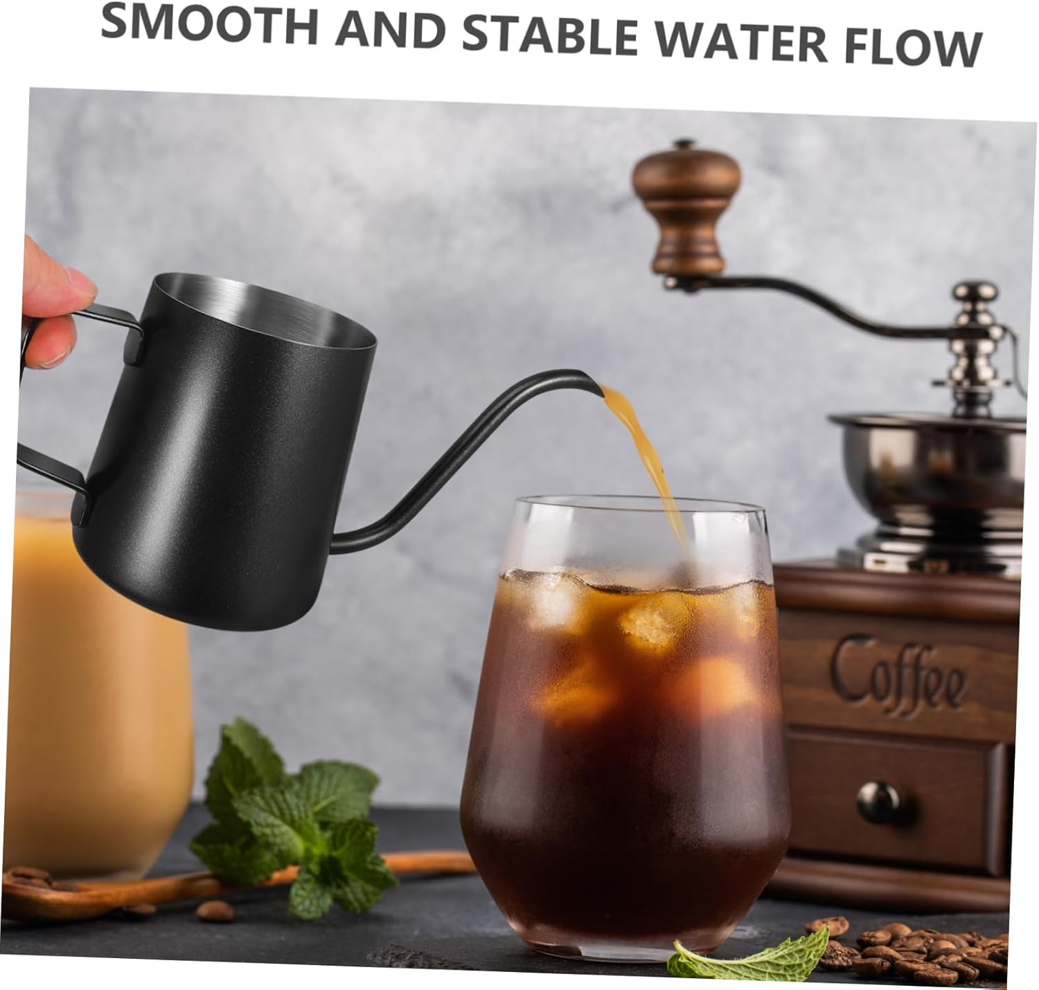 PHENOFICE Hand Brewing Kettle Long Spout for Coffee Drip Kettle Stainless Steel Pot for Tea Needs at Home image number 4