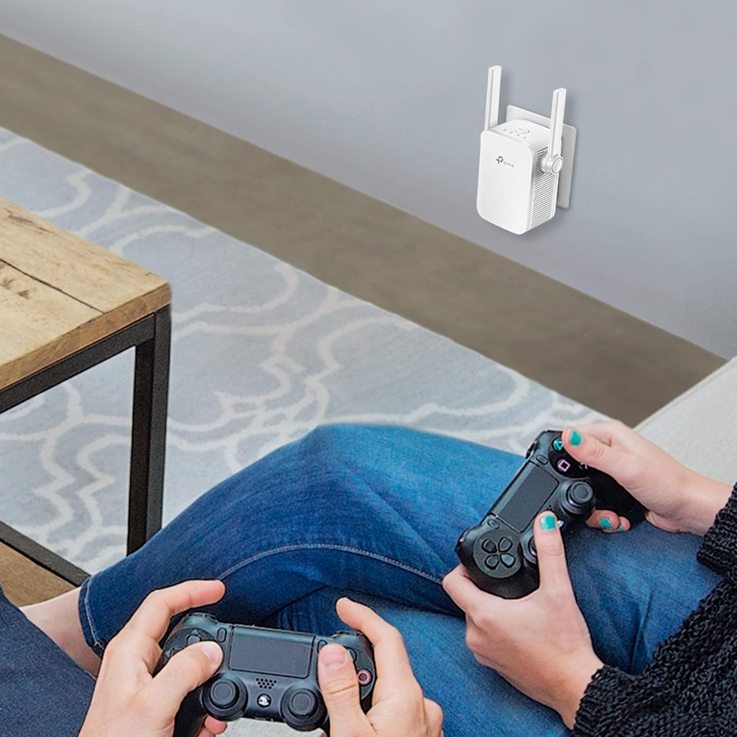 Tp-Link AC750 Mesh Wi-Fi Range Extender, Dual Band, Wifi Extender, Smart Home, Wireless, up to 750Mbps, Built-In AP Mode, Gaming & Streaming, Works with Any Wifi Router (RE205) image number 3