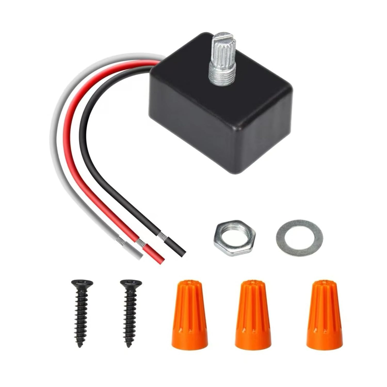 Clearhill DC 12V 5A High Side PWM LED Dimmer Switch, 70Mm X 50Mm,3 Wire Stepless Dimmer for RV, Boat, Truck, Trailer Lights (Black) - Black image number 6