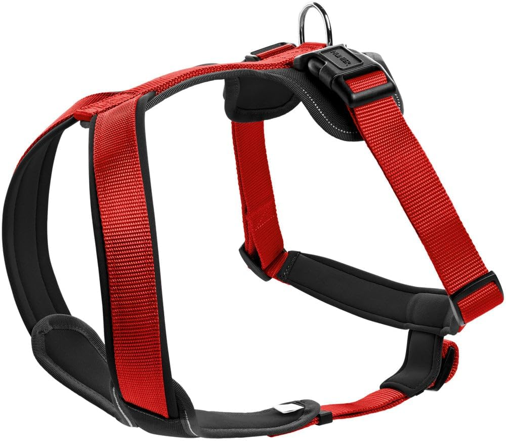 Hunter Neoprene Dog Harness, Small, Red/Black image number 4