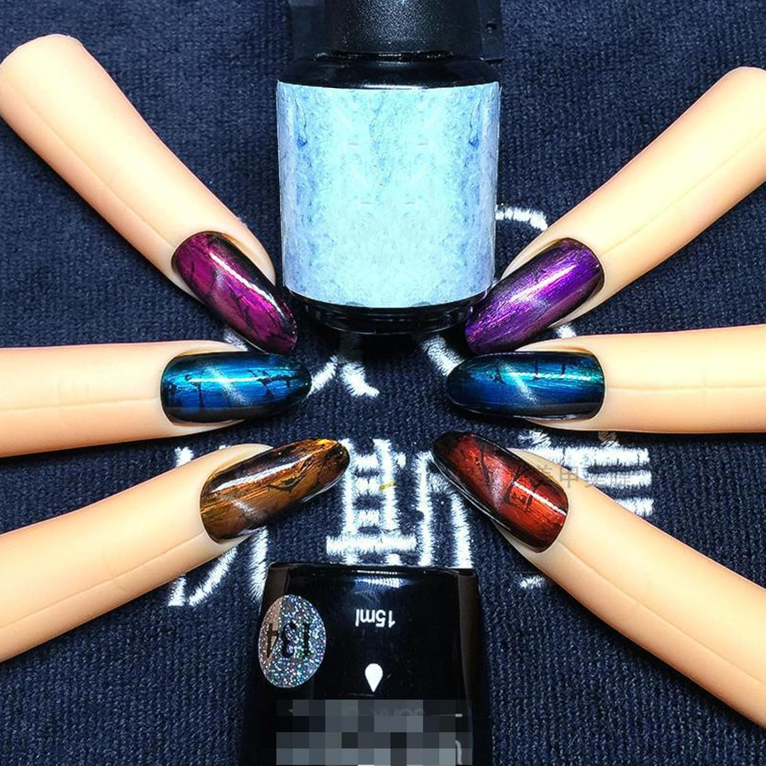 Mingzhe Nail Art Fake Finger Model Practice Hand Nail Art Fake Hand Finger image number 4