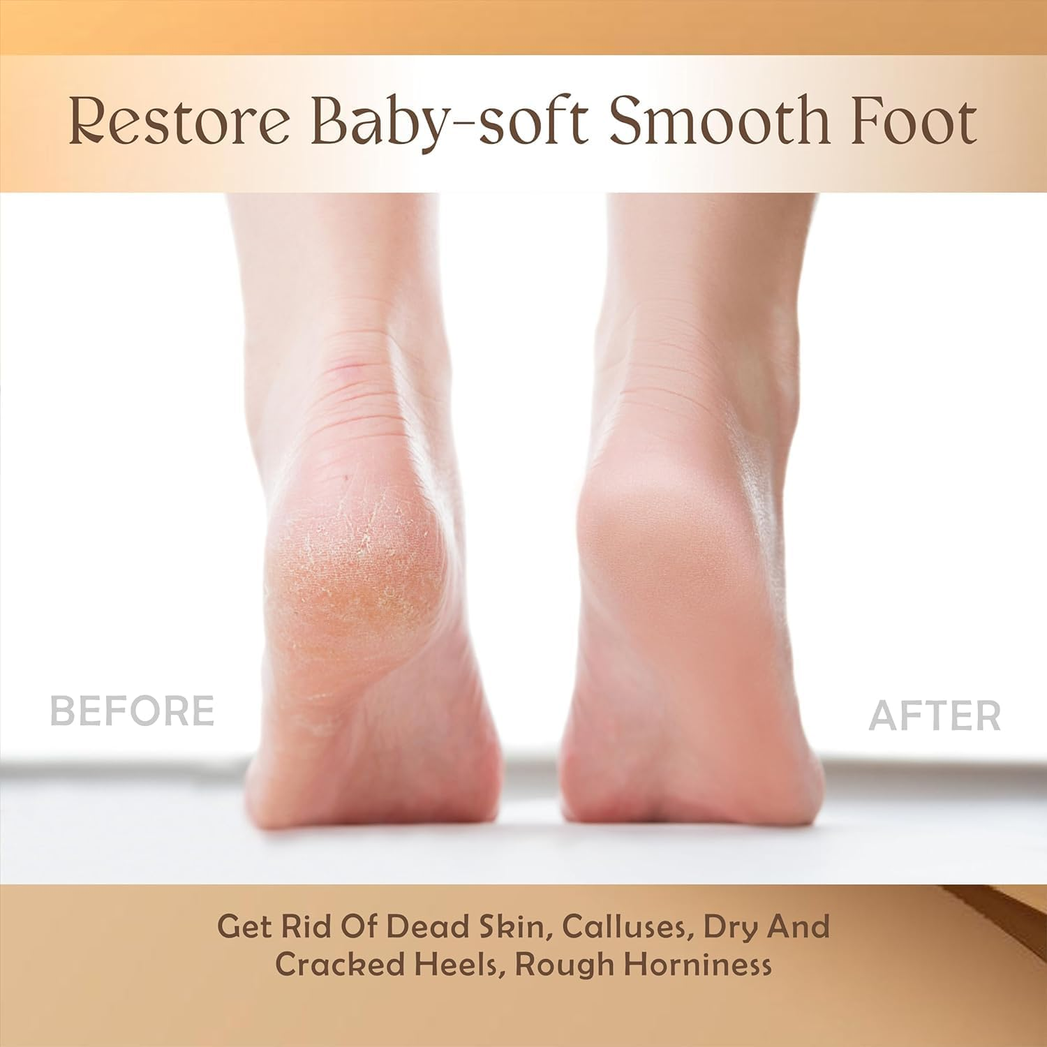 Generic Callus Remover for Feet, Safe and Durable Nano Glass Foot File Professional Foot Care for Dead Skins, Foot Calluses, Foot Corns and Foot Cuticles (Gold) image number 3