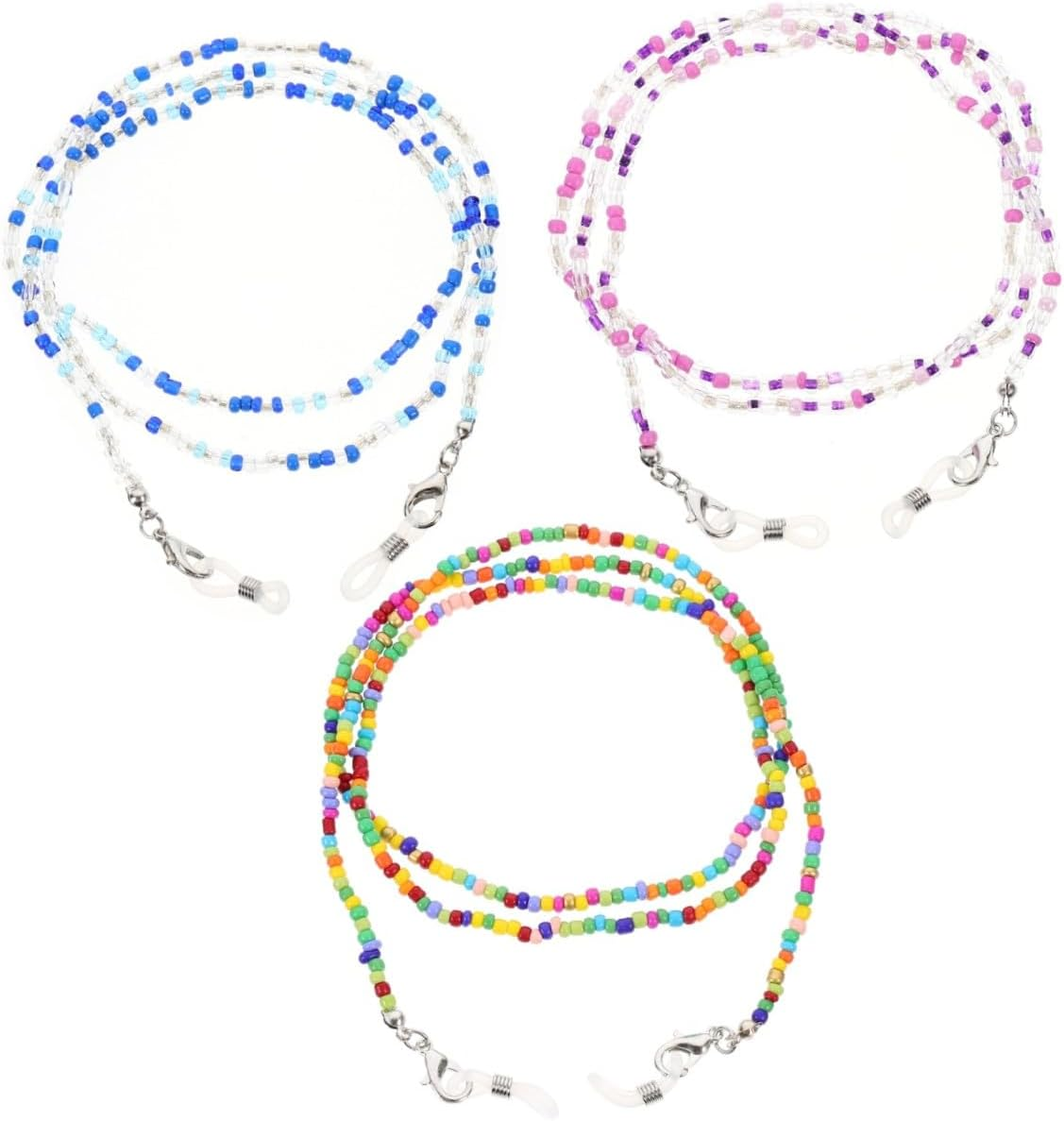 LIFKOME 3Pcs Women Eyeglass Chain Girls Glasses Lanyard Decorative Spectacle Chain Gentle Accessory Sports Strap image number 1