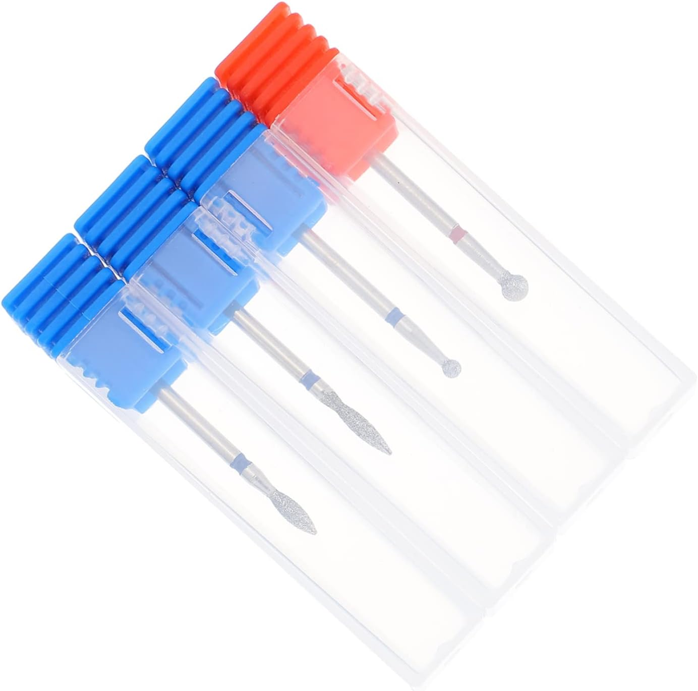 Baluue 12Pcs Nail Drill Bits Set for Nails Professional Cuticle Drill Bits Tapered Design for Russian Manicure