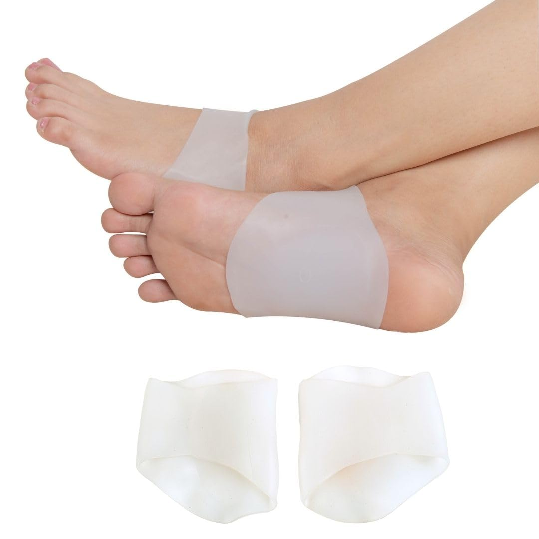 Wonder Care Plantar Fasciitis Archsupport Sleeve | Compression Arch Support Foot Sleeve | Foot Compression Wrap Flat Feet Corrector for Men and Women Pair of 1 & 3 image number 5