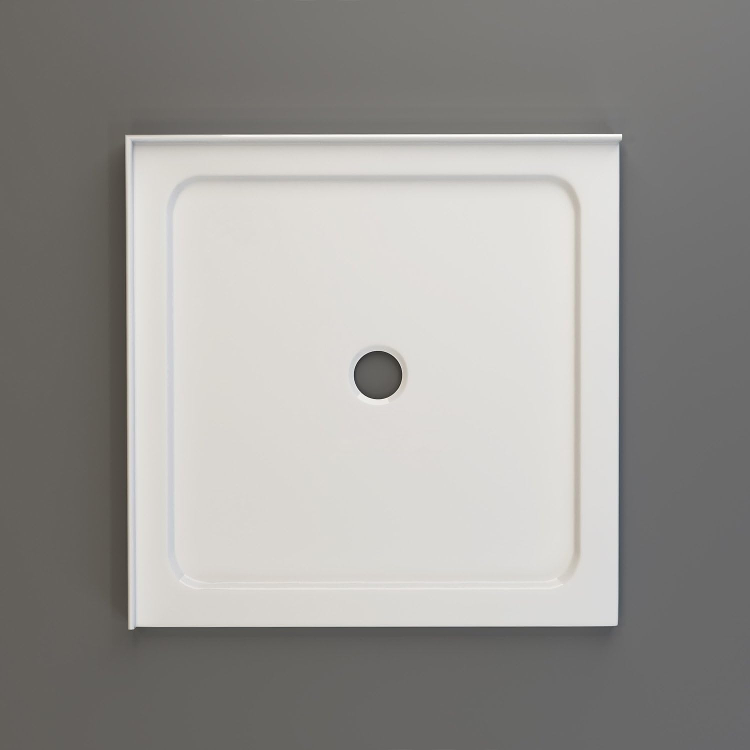 ELEGANT Square Shower Base Durable Acrylic Fibreglass Shower Tray, 900X900Mm image number 1