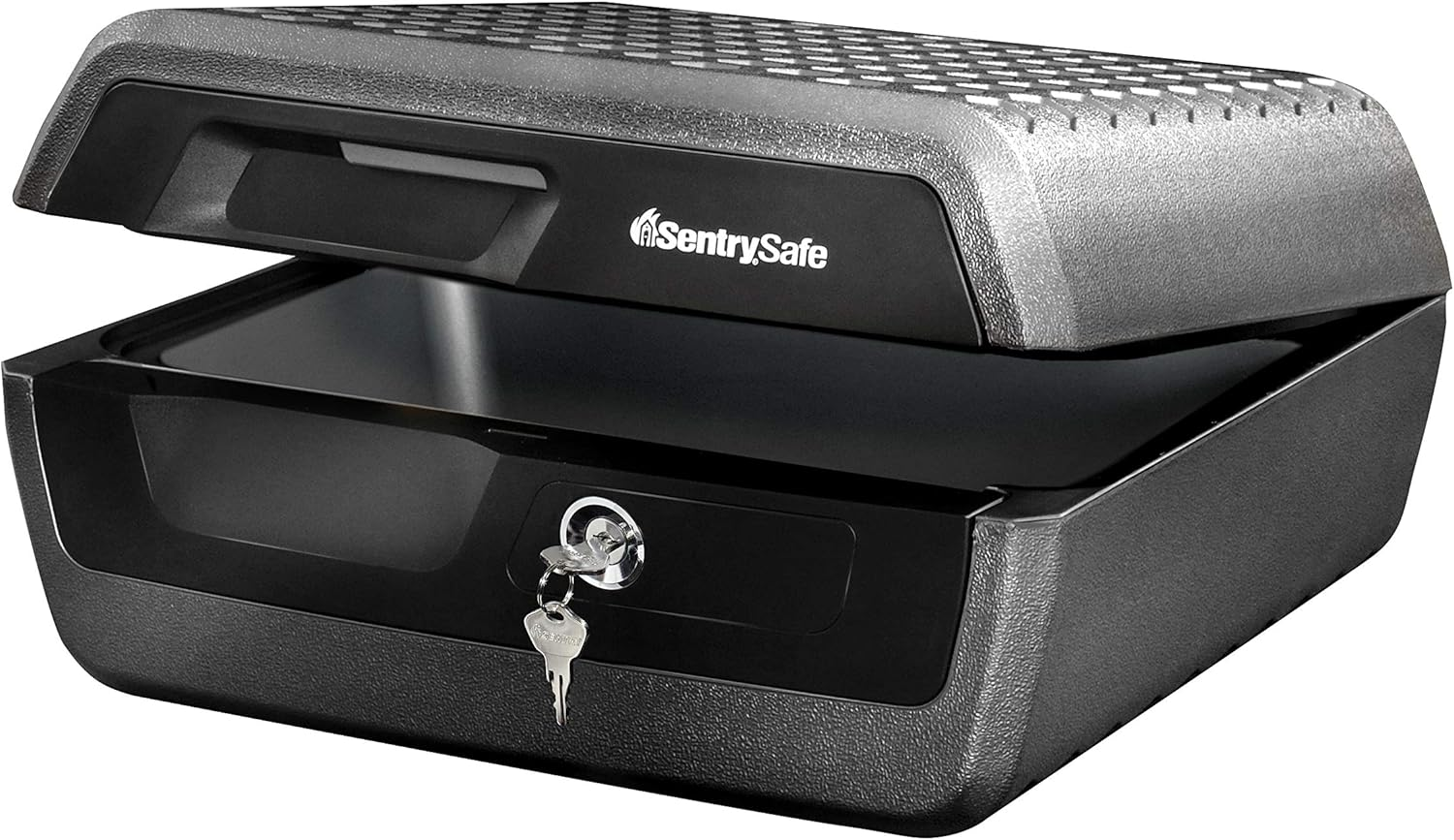 Sentry Safe CHW30100 Privacy Lock Chest Safe Box - Strong Lock Box with Key - Fire Proof Safe for Home Documents - Fire and Water Damage Protection up to 72H - 10L Capacity image number 2