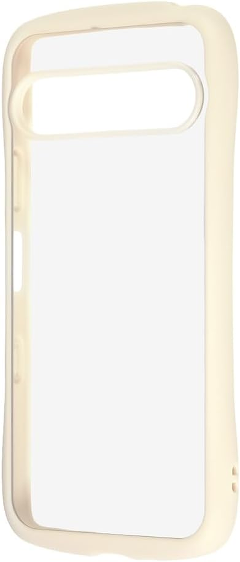 Rayout Xperia 10 VII Case, Shockproof, Made for Xperia Certified, Clear, Camera Lens Protection, Hybrid Case, Strap Hole, Puffull Black (Compatible with SO-52F SOG16 A502SO XQ-FE44)