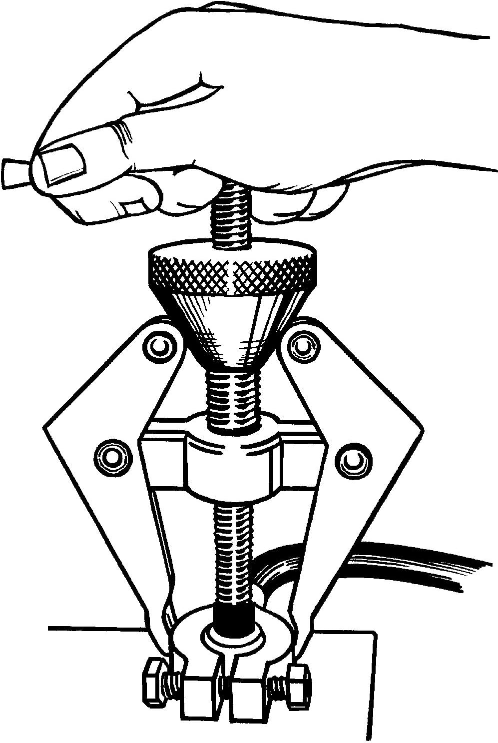 Lisle 54150 Battery Terminal and Wiper Arm Puller image number 1