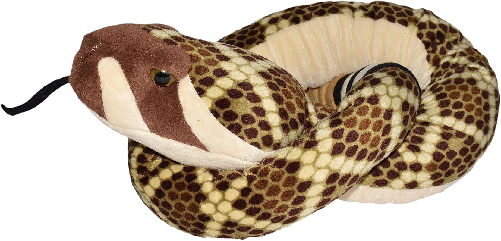 Wild Republic Snakesss West Diamond,Stuffed Animal, Soft Toy, Gifts for Kids, 54 Inches image number 2