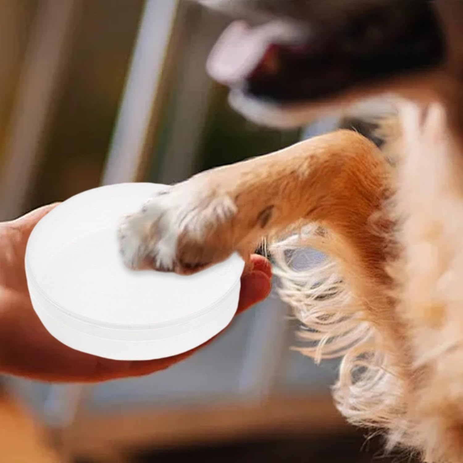 Moreeulsi Paw Print Kit for Dogs,Air-Dry Dog Paw Print Impression Kit | Dog Paw Print Kit, Clay Keepsake for Dogs, Pet Footprint Memorial Impression for Family Ornament image number 2