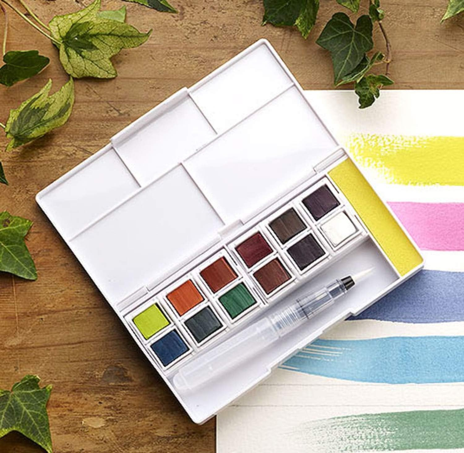 Derwent Inktense Paint Pan Palette Set of 02 12 Pan image number 6