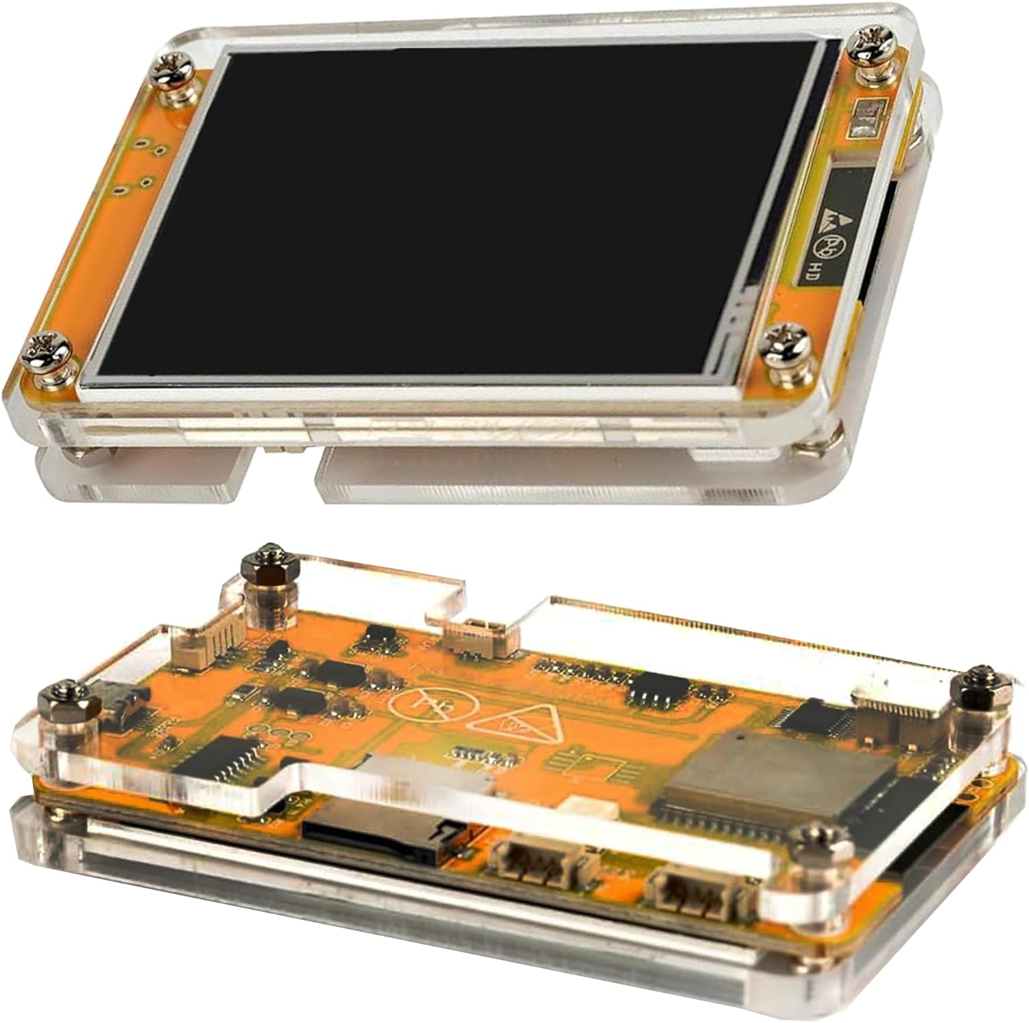 A-DIGISHUO 1Pcs 2.8-Inch ESP32-2432S028R with Wifi+Bt Display Resistive Touch Screen | ILI9341 Driver 240X320 TFT LCD Screen Module with Transparent Acrylic Case image number 1