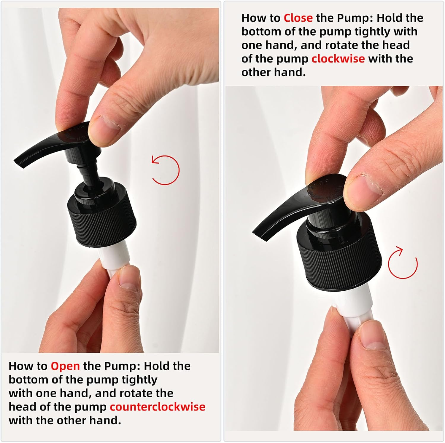 Glass Hand Soap Dispenser 500Ml Large Pump Bottle Refillable Liquid Dispenser for Bathroom Kitchen Cute Modern Farmhouse Style Home Decor (Clear Hands) image number 5