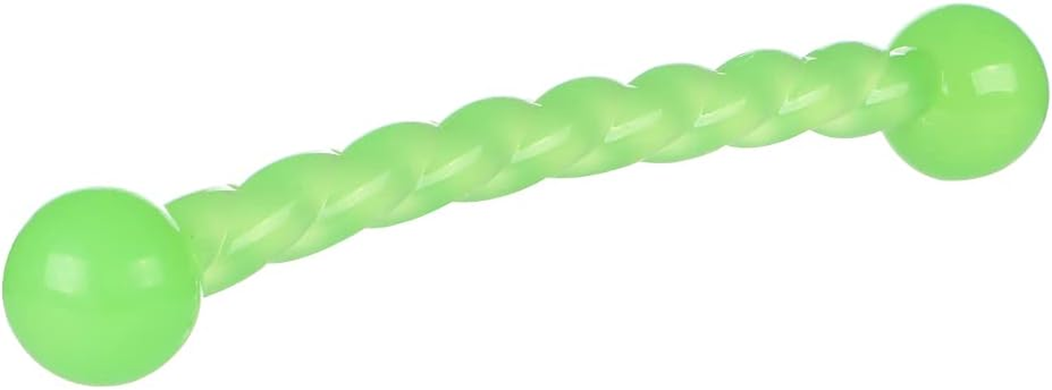 Ministry of Pet M.O.P Strong Flexible Dog Fetch Toy, Durable Material, Glow in the Dark Throw & Fetch Toy - for Small Dogs, Green image number 1