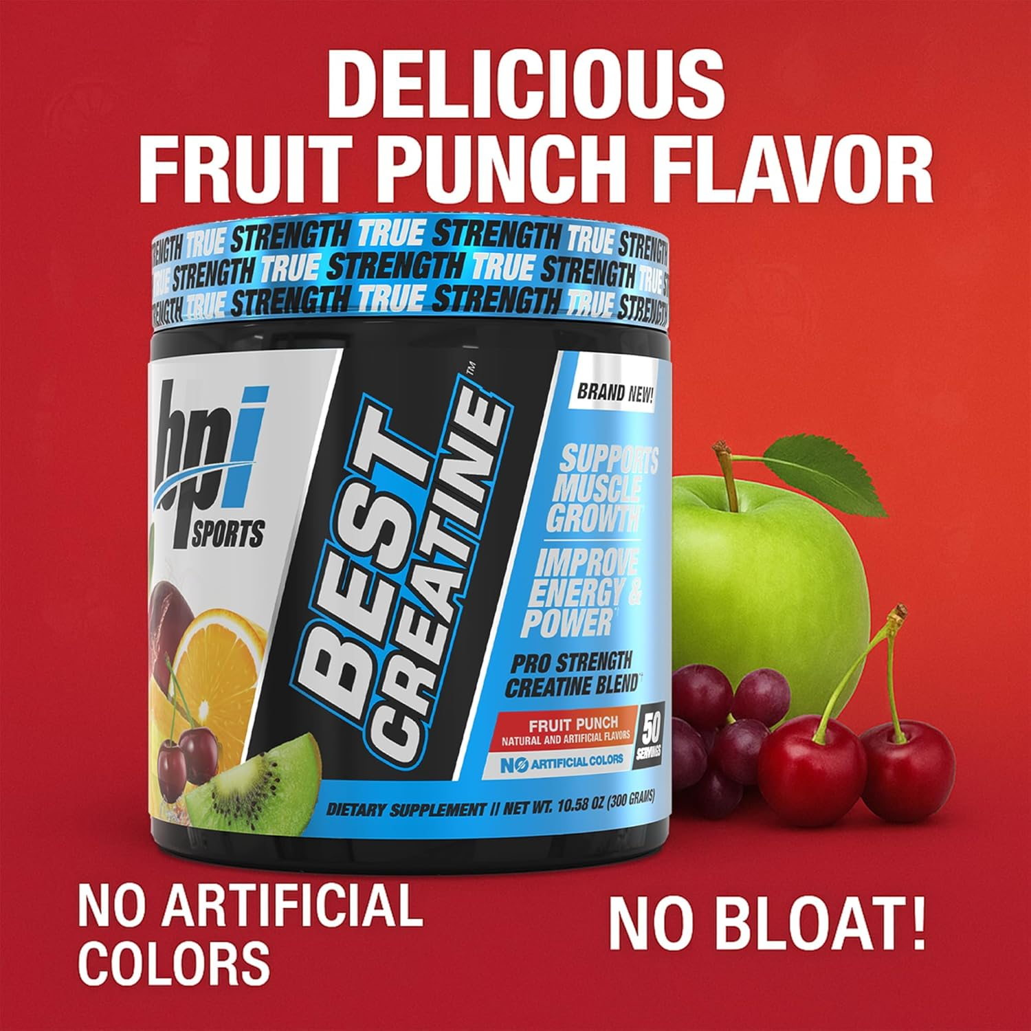 BPI Sports Best Creatine, 50 Servings, Fruit Punch, 0.3 Kilograms image number 4