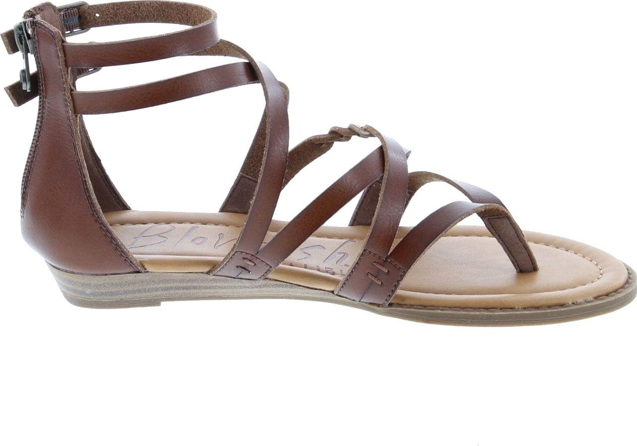 Blowfish Womens Bungalow Sandals Scotch Dyecut PU 8.5 M