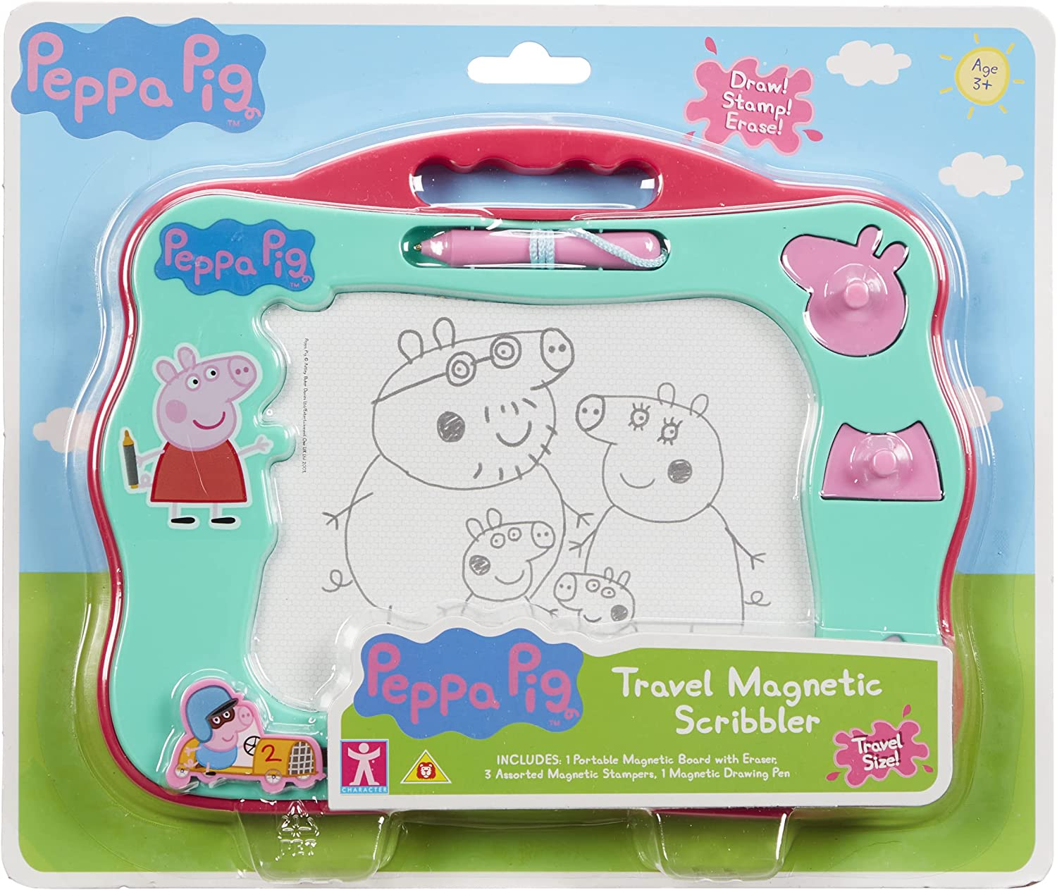Peppa Pig Travel Magnetic Scribbler Preschool Toy for Kids