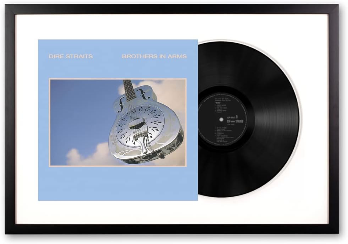 Vinyl Art Dire Straits Brothers in Arms Double Memorabilia Framed image number 1