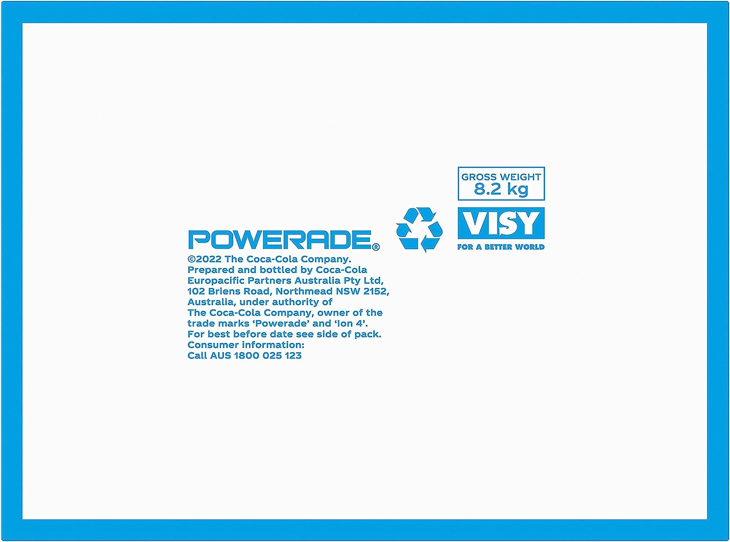 Powerade Strawberry Lemon Multipack Sipper Cap Bottles 12 X 600Ml image number 2