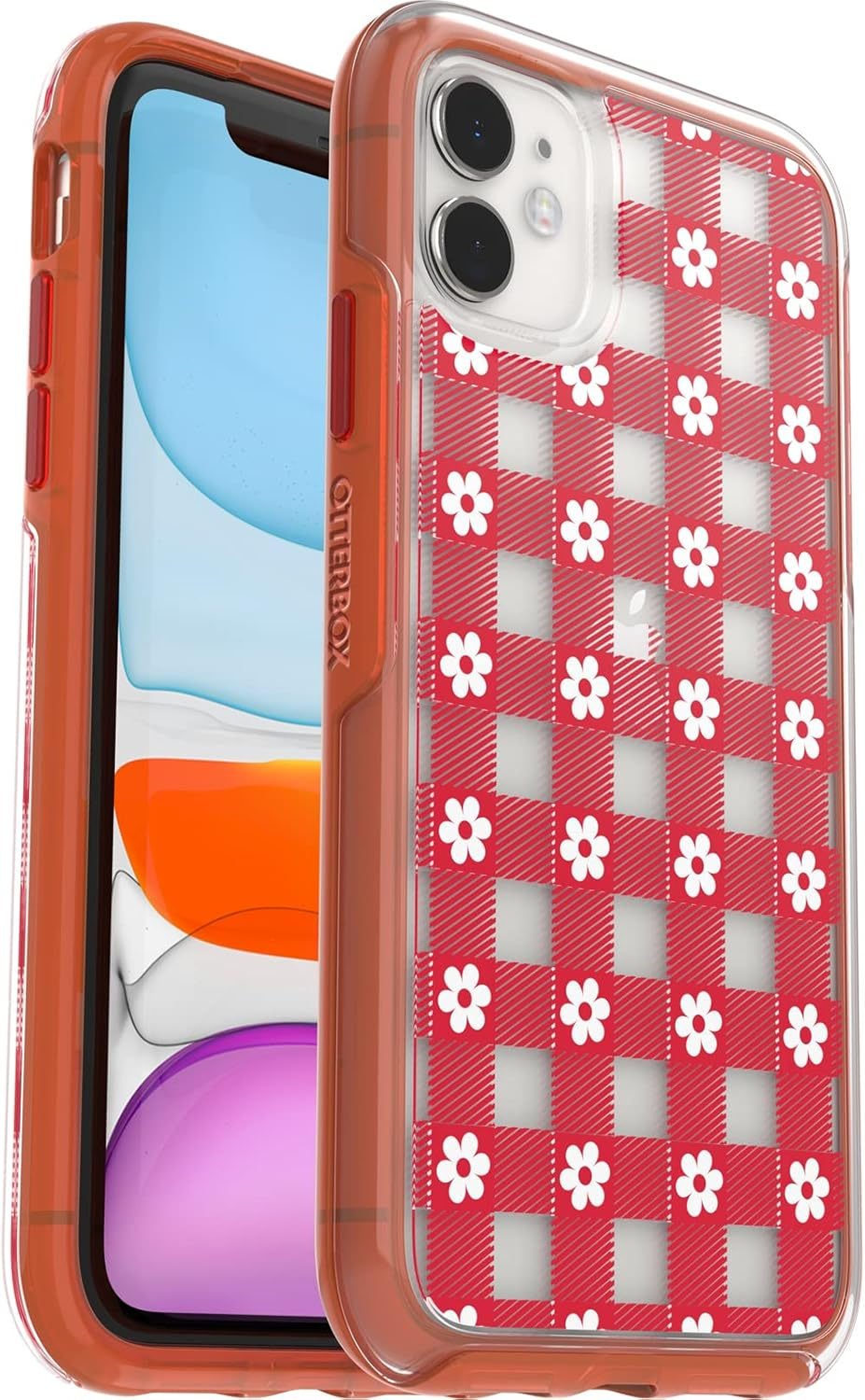 Otterbox Symmetry Series Shockproof and Drop Proof Mobile Phone Protective Thin Case for Iphone 11, Picnic Daisy image number 5