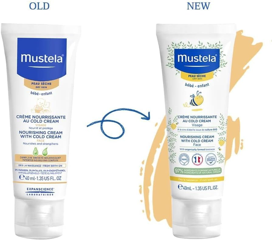 Mustela Nourishing Face Cream with Cold Cream - for Dry Skin, 40 Ml image number 4