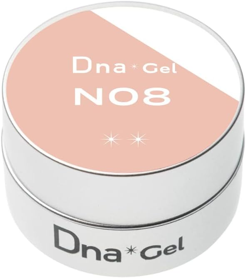 Dna Gel Color Gel N08, 0.1 Oz (2.5 G), Pale Cream, UV/LED Compatible