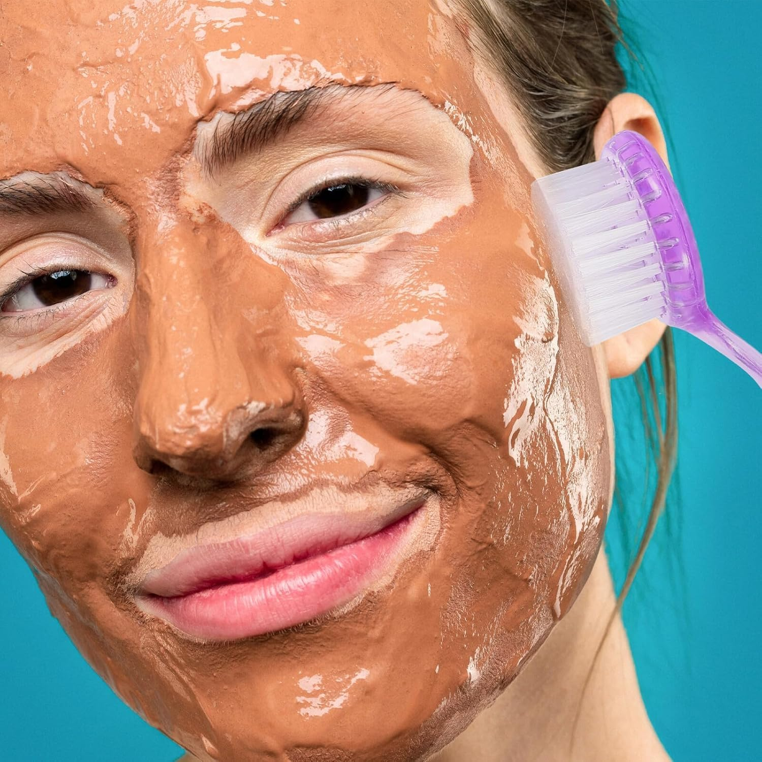 Cyktxei 6Pcs Facial Cleansing Brush Set with Long Handle Nail Dirt Remover Brush for Deep Cleaning Face Hands Fingertips and Toes Gentle Exfoliator Scrubber for Men and Women Personal Care image number 3