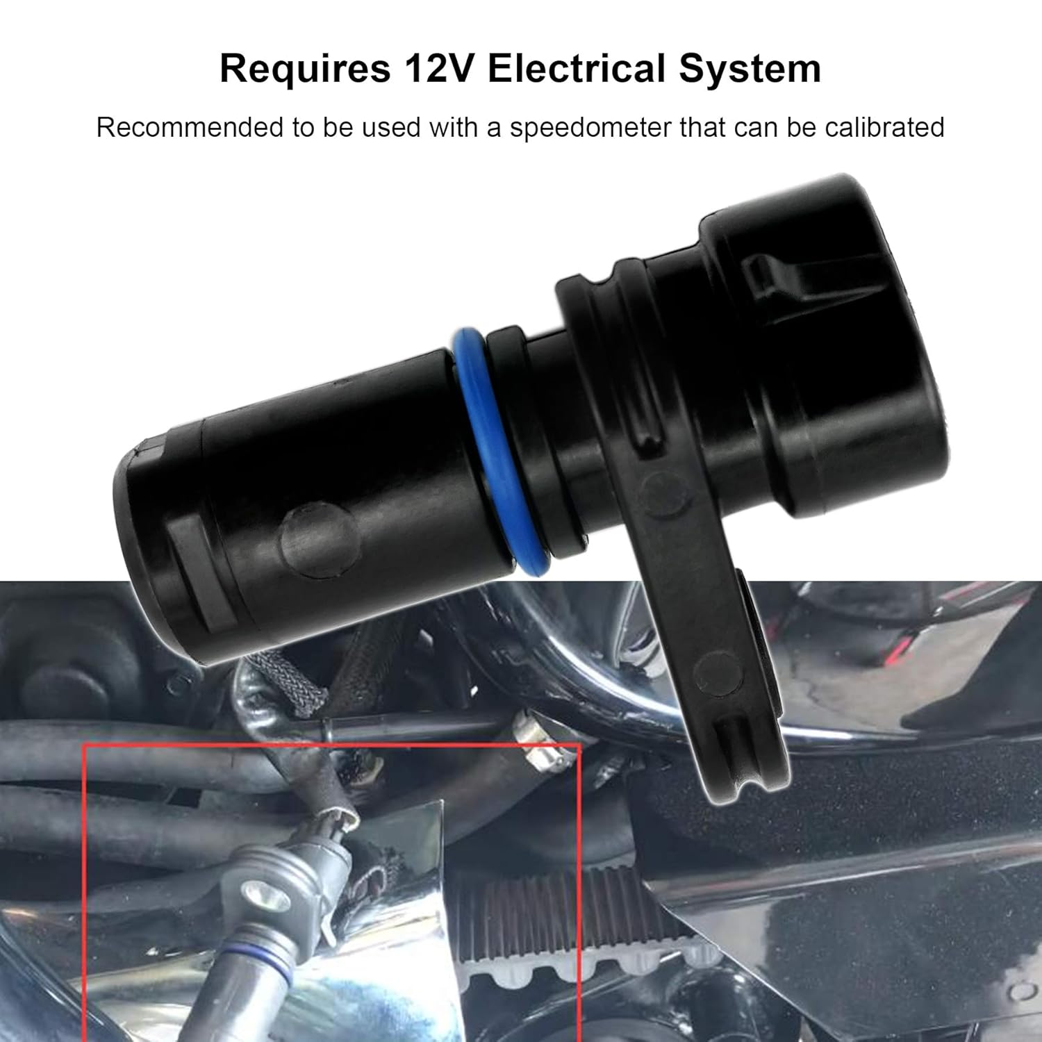 Electronic Speedometer Sensor Fit for Harley Davidson Softail Touring Sportster Dyna FXD Sportster, Replace 74402-05B, 7440205B, 74402-05A, 74402-05 image number 3