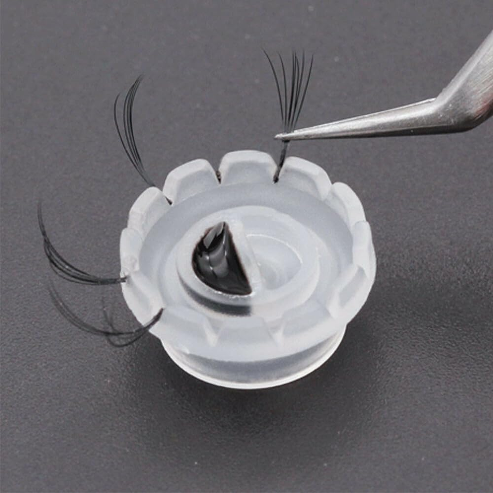 Eyelashes Glue Holder Blossom Cup Ring Eyelash Extension Adhesive Stand image number 1