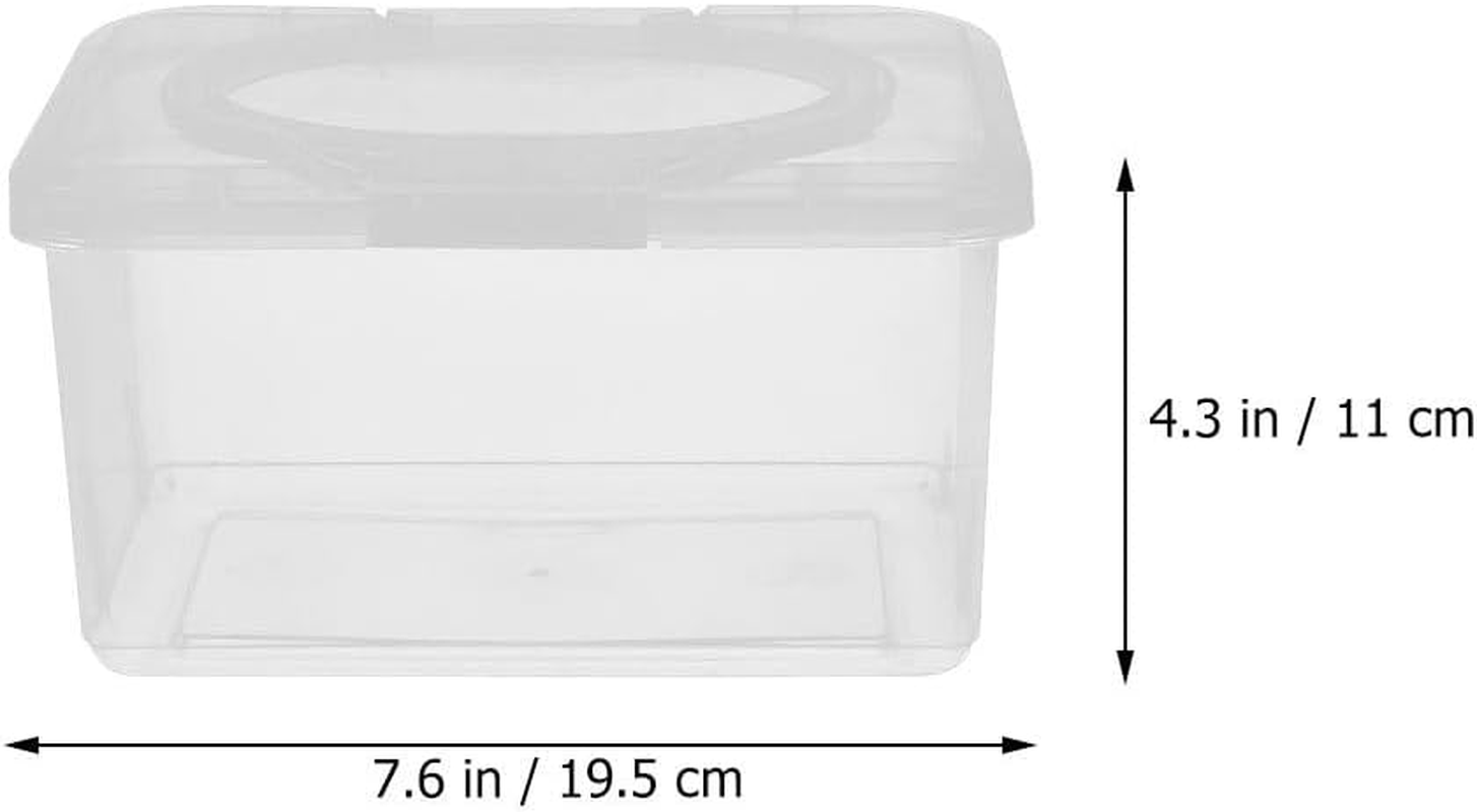 Refillable Wipes Container Lightweight and Compact with Dustproof Lid for Nursery and Travel image number 3