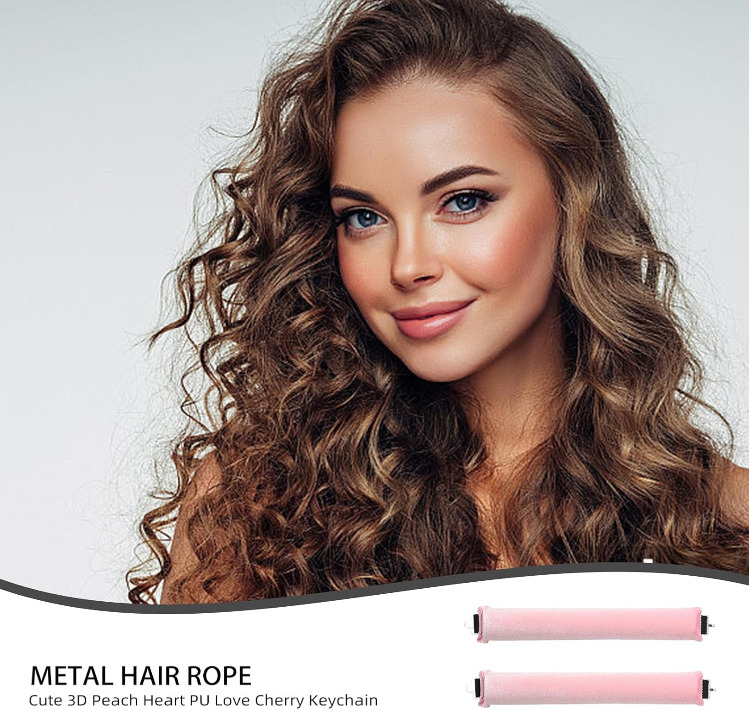 Pack of 3 Heatless Curls Band, Overnight Curls with Hooks, Overnight Blowout Curls without Heat, Overnight Curls, Curling Band for All Hair Types, Comfortable (Pink, Pack of 3)