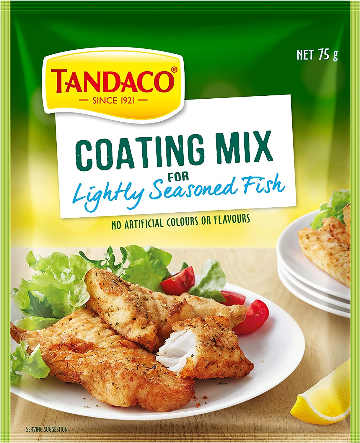 Tandaco Coating Mix for Lightly Seasoned Fish Tandaco All Purpose Seasoning Pouch 75G image number 4