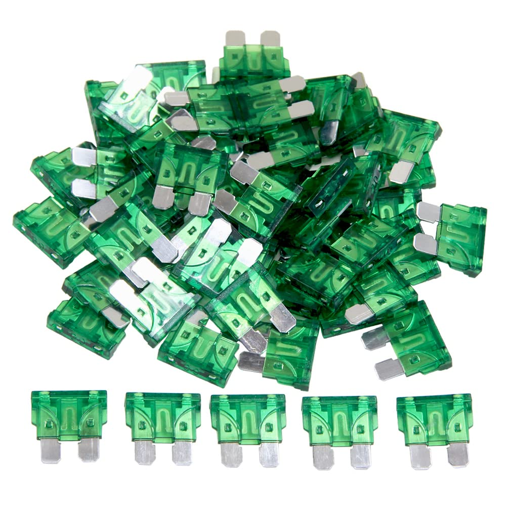Fymusing 55Pcs 20 Amp Standard Blade Fuse, 20A Automotive Fuse for Car Truck