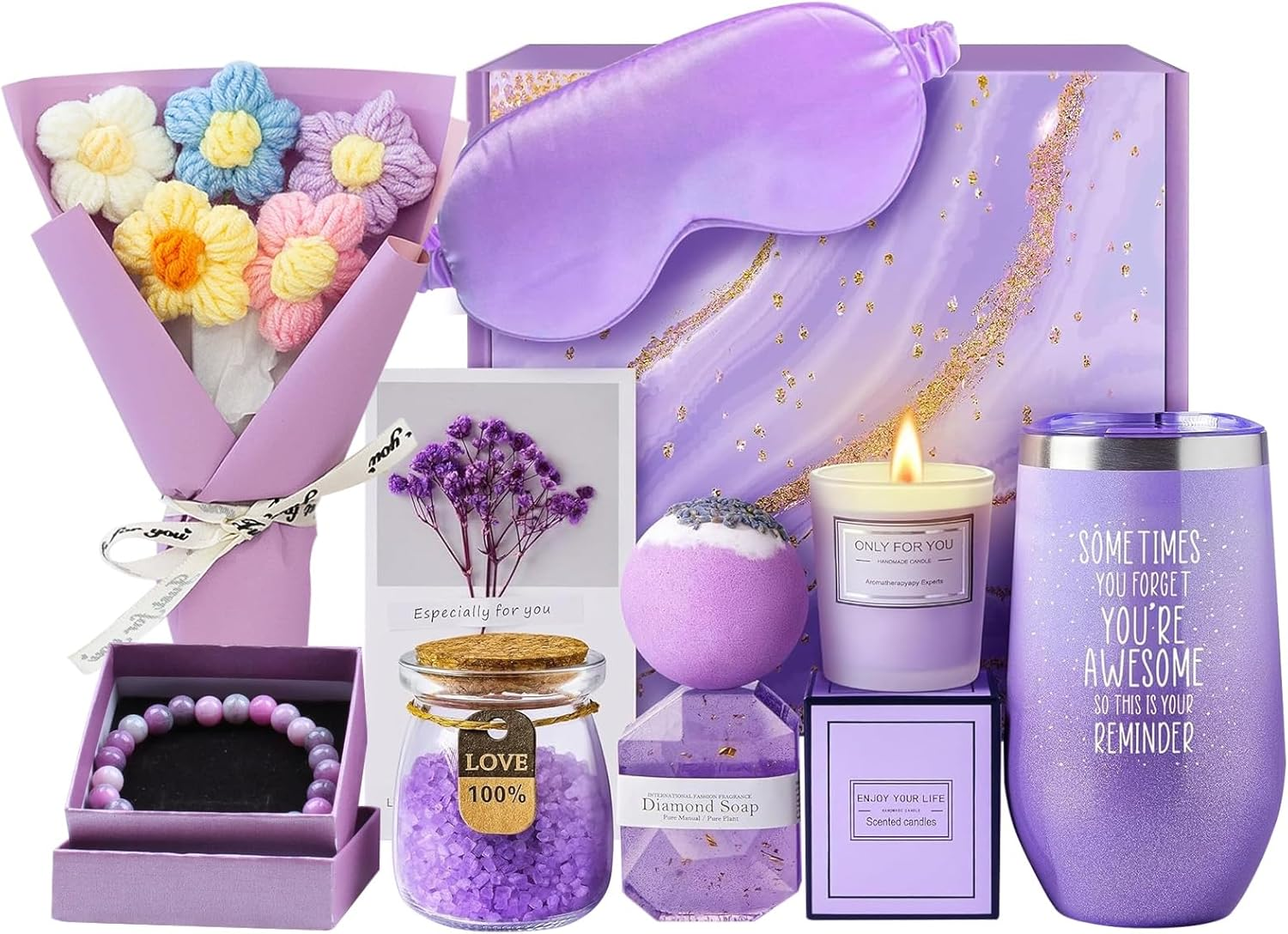 Gifts for Women - Mom, Wife, Girlfriend, Sister, Her- Spa Gift Basket Set Perfect Mothers Day, Birthday, Christmas, Valentines Day Gifts image number 1