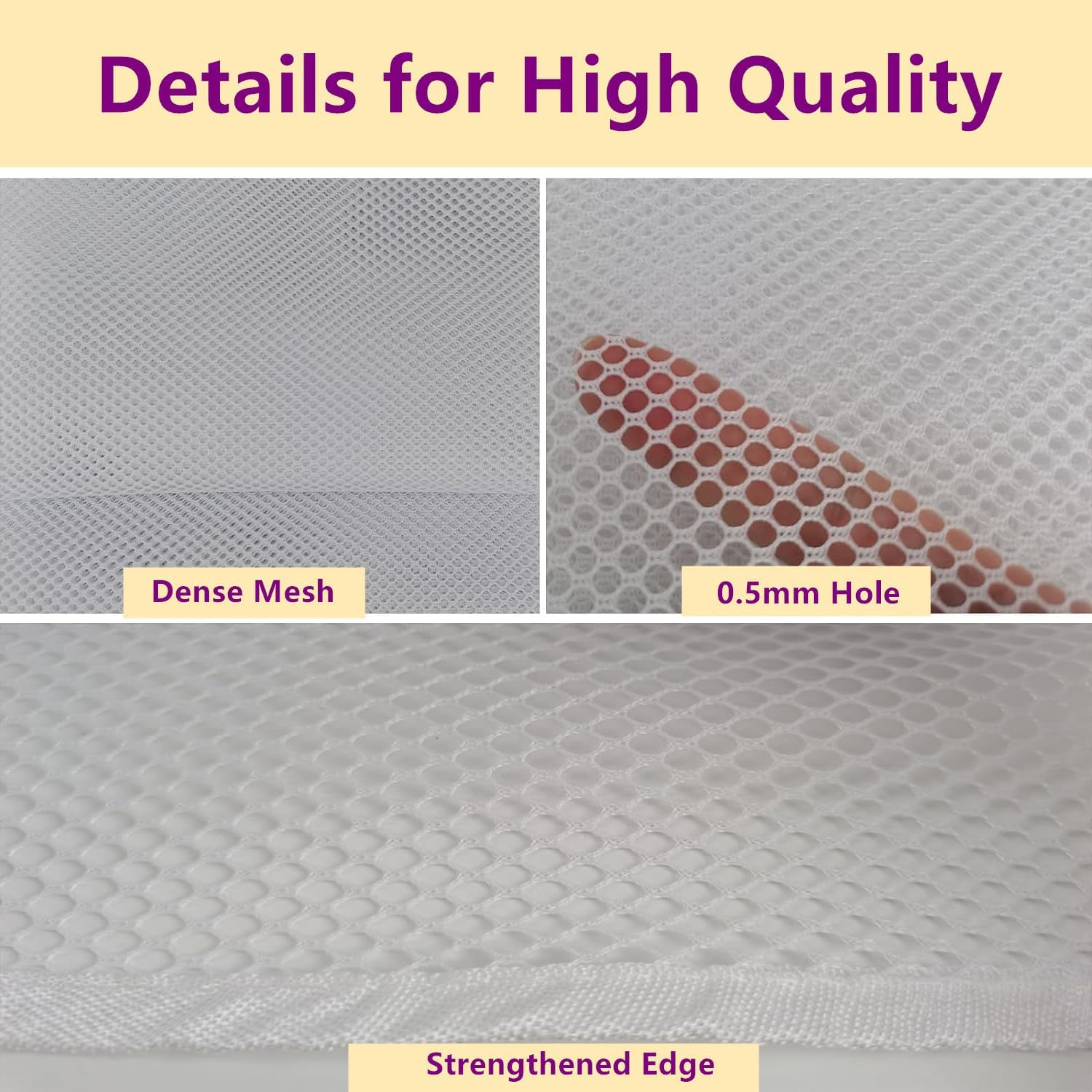 Stair Protection Net Balcony Net for Pets Stair Net for Pets Railing Safety Net for Proofing Proof Balcony Net Cat Netting,For Stairs/Railings, Indoor Outdoor Use, White image number 5