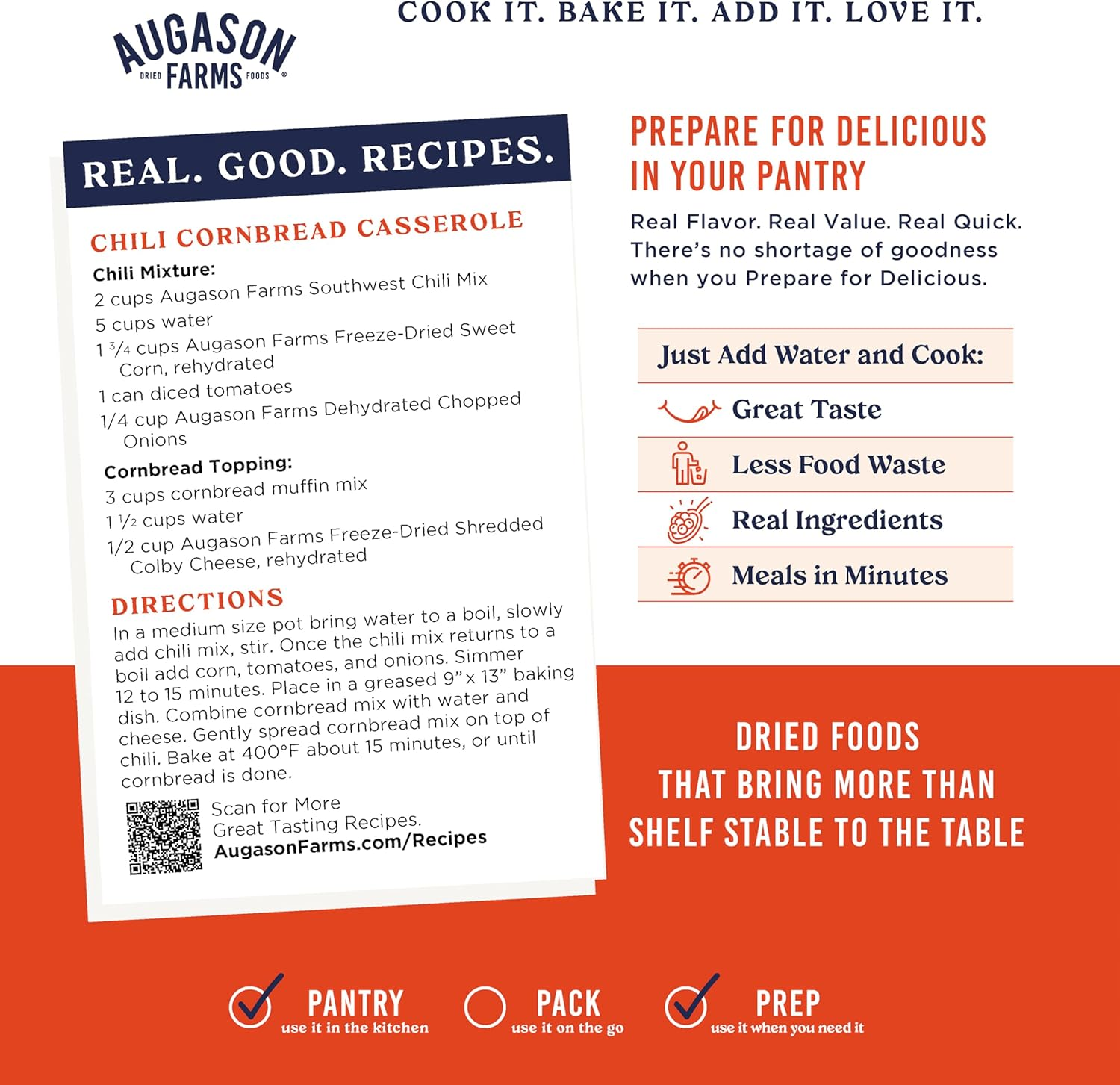 Augason Farms Southwest Chili Mix #10 Can, 60 Oz image number 5