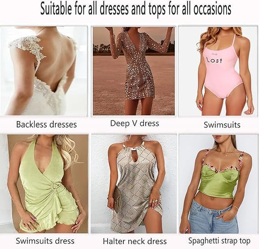 Nipple Cover 6 Pairs - Seamless and Sheer Adhesive Silicone Nipple Pasties for Women Reusable, Sticky Breast Petals,Invisible Nipple Cover with Packaging Box，Pasties image number 2