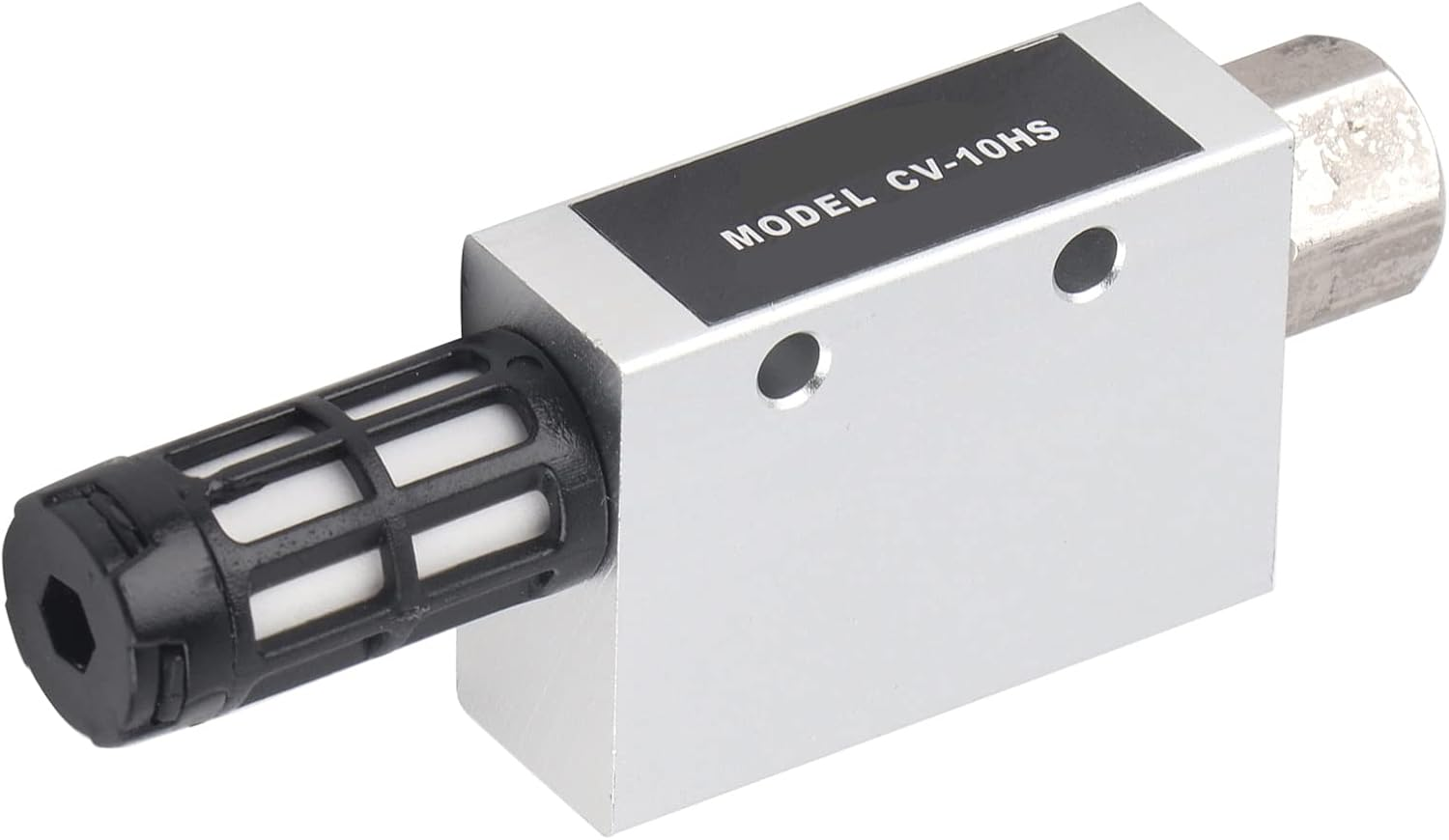 CV-10HS Pneumatic Air Exhaust Vacuum Ejector Generator with Silencer, Creates High Suction Vacuum from Compressed Air Flow, Durable Aluminum Alloy Construction, image number 2