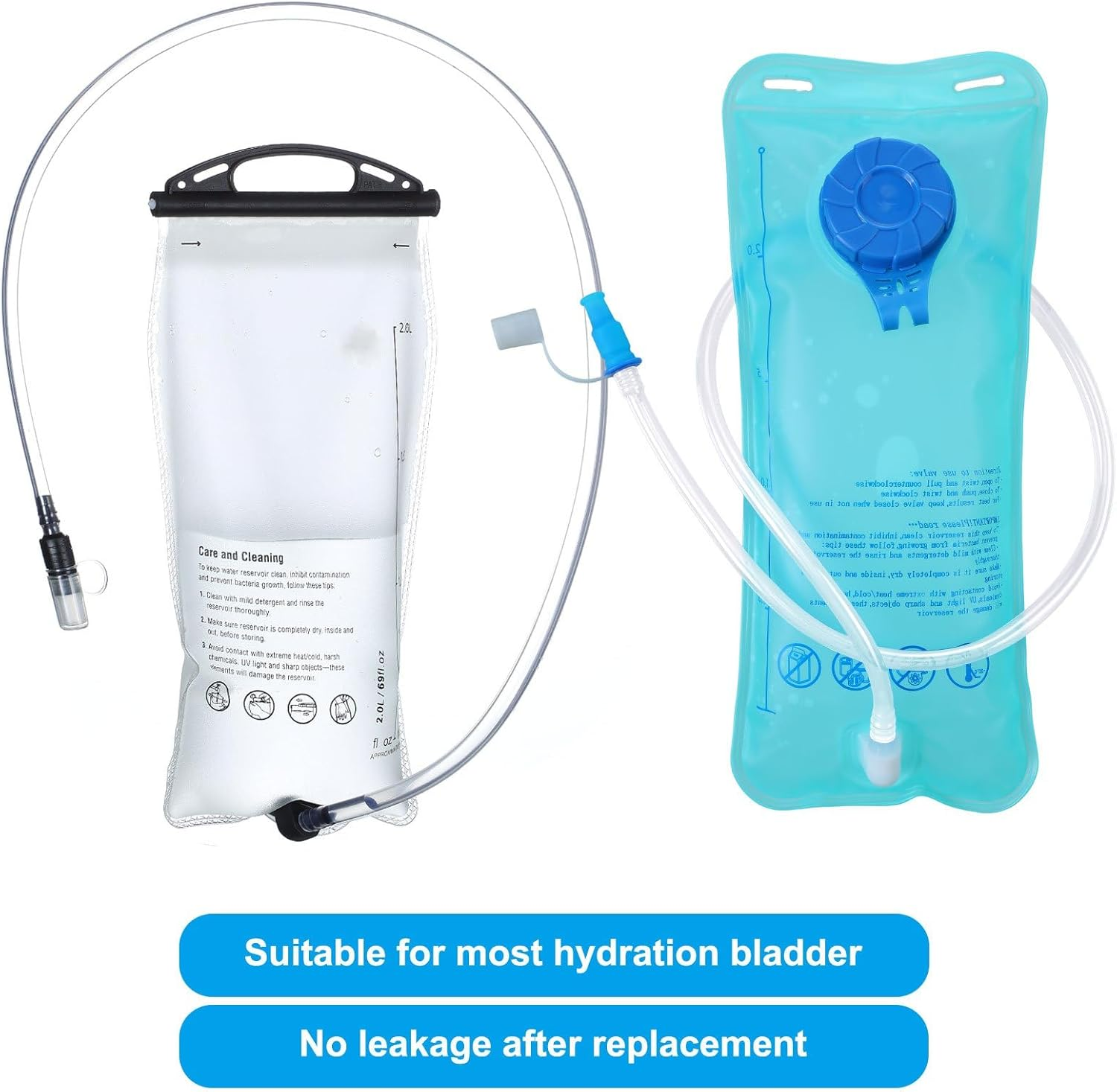 Pangda 3 Pcs Hydraulics Reservoir Hose Replacement Hydration Non Kinking Drink Tube 59 Inches Long Drinking Tubes Bite Bottle Water Bladder Hose for Sports Bladder Backpack System Packs image number 5