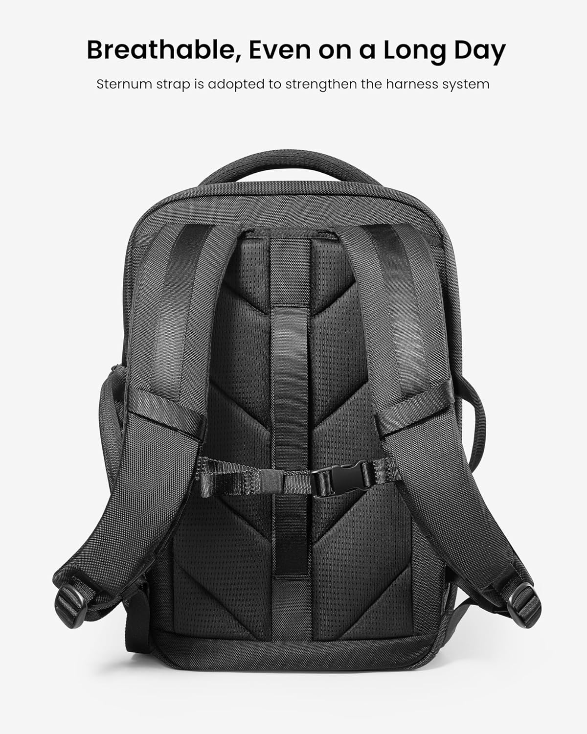 Tomtoc Laptop Backpack X-Pac Techpack Designed for Business Professional Commuter, City Compact Backpack for 16-Inch Macbook Pro image number 4