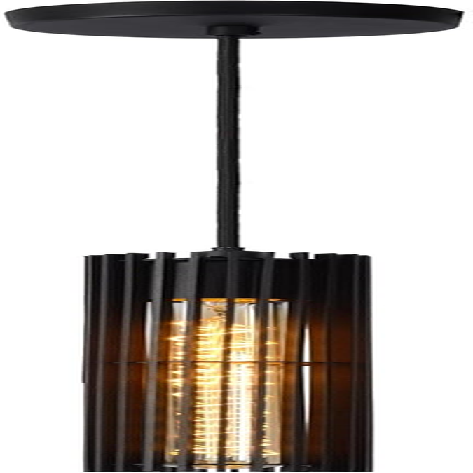 LUCIDE Lionel - Pendant Light - &Oslash; 6,5 Cm - 1Xe27 - Black image number 3