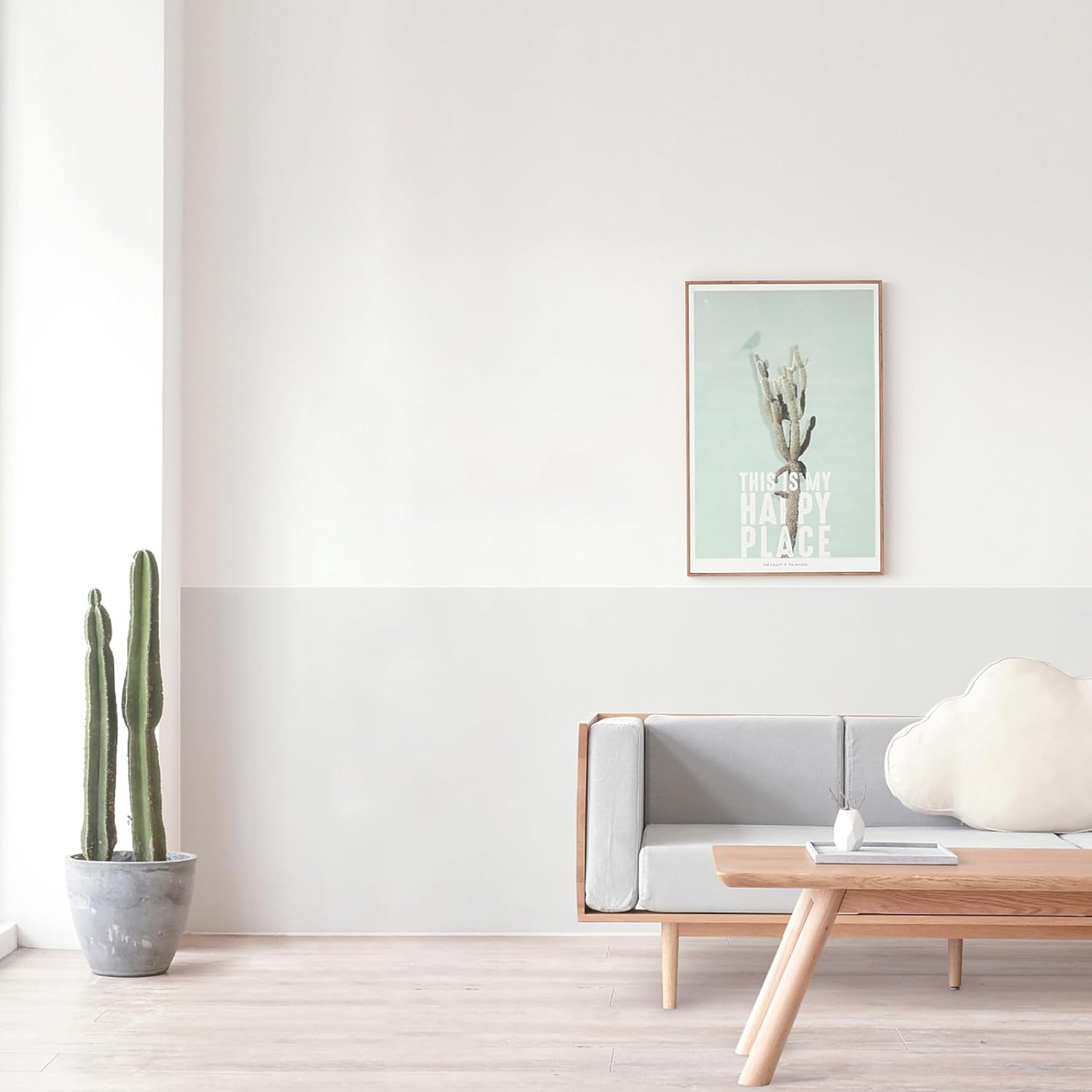 Electrostatic Wall Protective Film, Clear Wall Protector Film, Self-Adhesive Contact Paper, Removable Transparent Static Cling Films for Kitchen Backsplash, Walls (15.75" X 196") image number 1