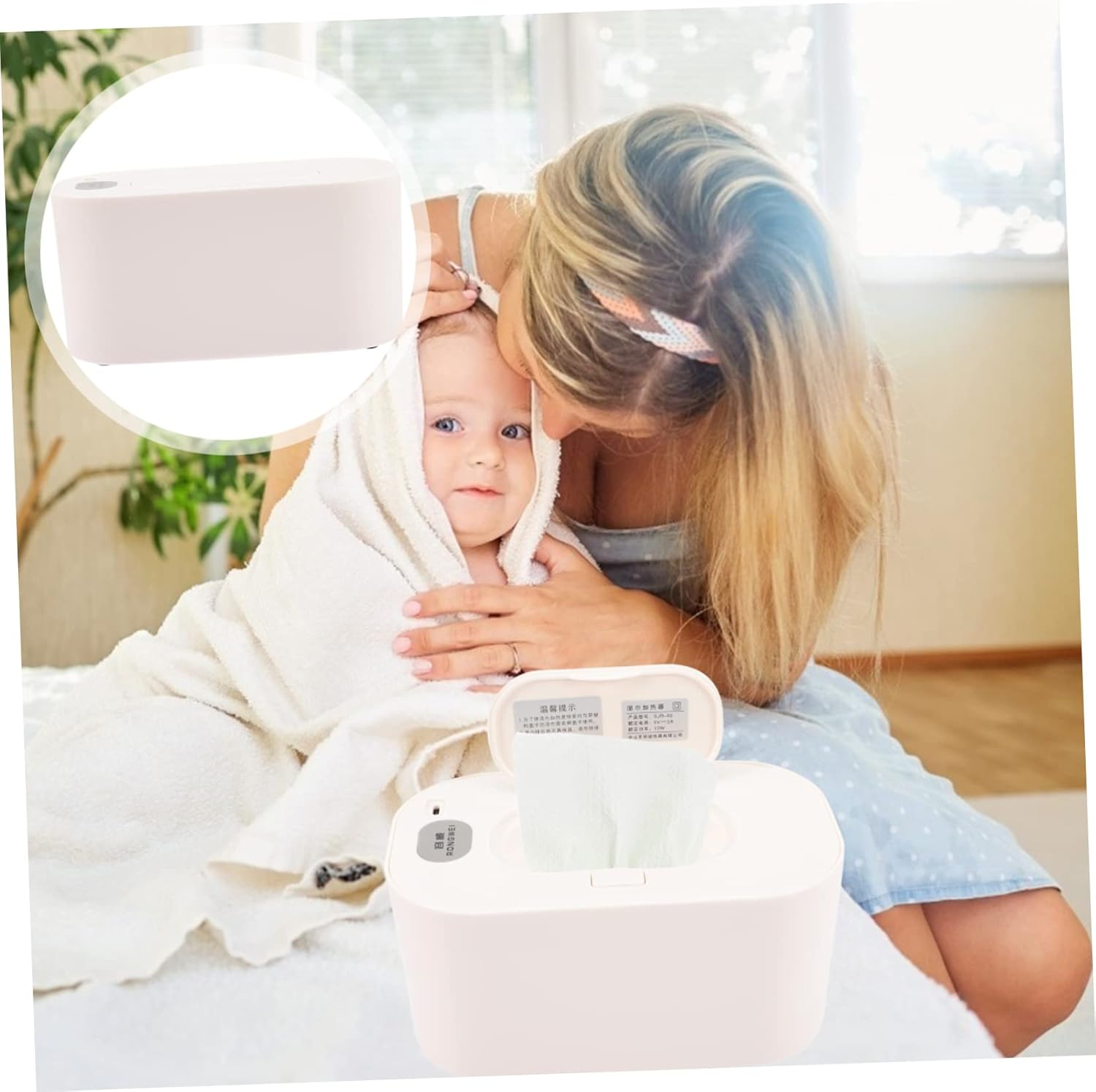 UPKOCH Wipe Warmer Dispenser Nappy Wipe Warmer for Water Wet Tissues Holder Case image number 3