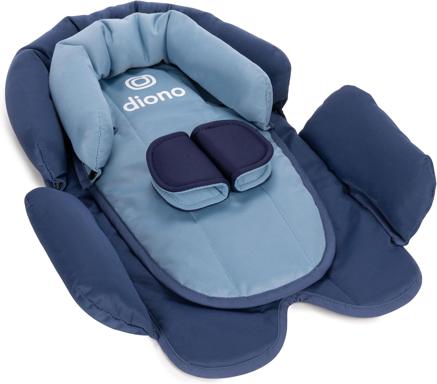 Diono Cuddle Soft 2-In-1 Head Support, Comforting Head and Body Support for Babies, Converts Depending on Infants Size, Blue Surge image number 3