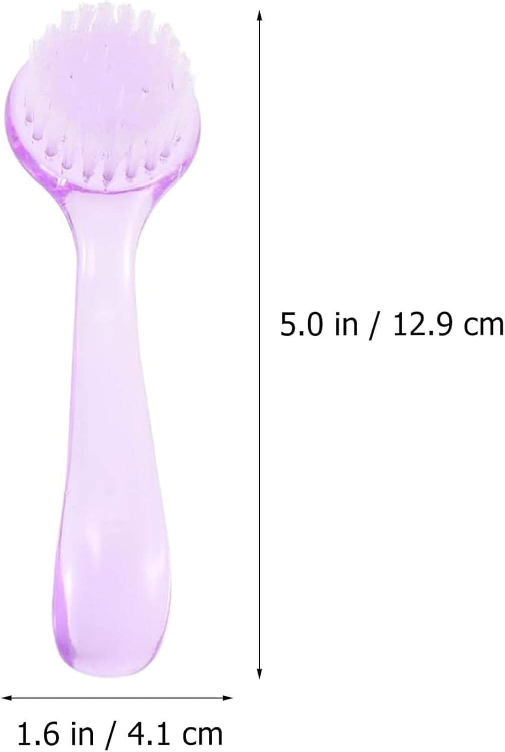 Cyktxei 6Pcs Facial Cleansing Brush Set with Long Handle Nail Dirt Remover Brush for Deep Cleaning Face Hands Fingertips and Toes Gentle Exfoliator Scrubber for Men and Women Personal Care