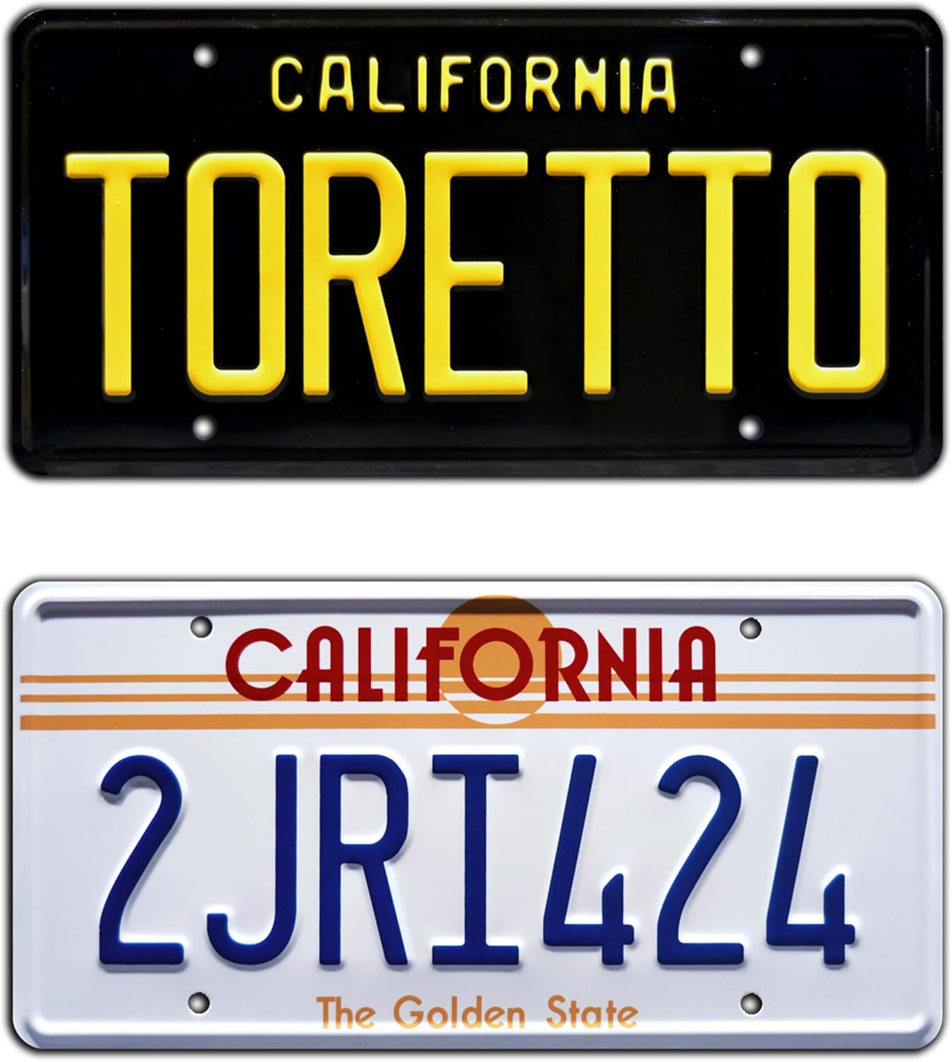 Fast and Furious | Toretto + 2JRI424 | Metal Stamped License Plates image number 1