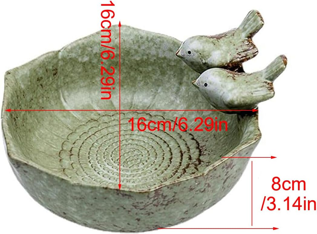 AIMALL Hydroponic Ceramic Flower Pot for Narcissus, Money Grass, Lilies, and Lotus, Non-Porous Decorative Bowl for Aquatic Plants, Copper Money Grass Fish, 16X16X8Cm image number 5