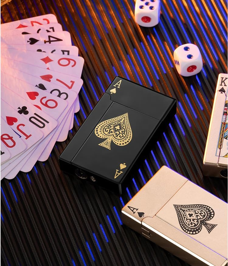 2 Pack Torch Lighters Butane Refillable Adjustable Jet Flame Torch Lighter, Windproof, Safe,Classic 3D Engraving Pattern Pocket Lighters (Without Butane) (Black 2Pcs)